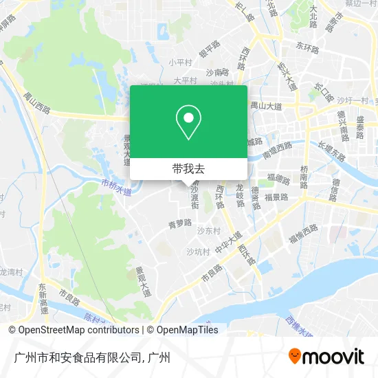 广州市和安食品有限公司地图