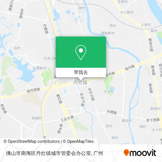 佛山市南海区丹灶镇城市管委会办公室地图