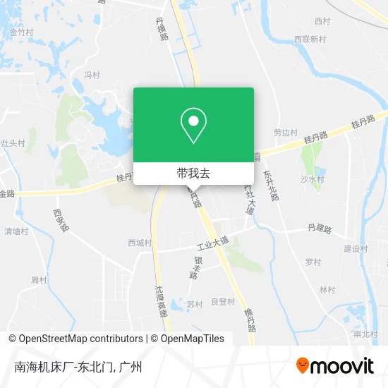 南海机床厂-东北门地图