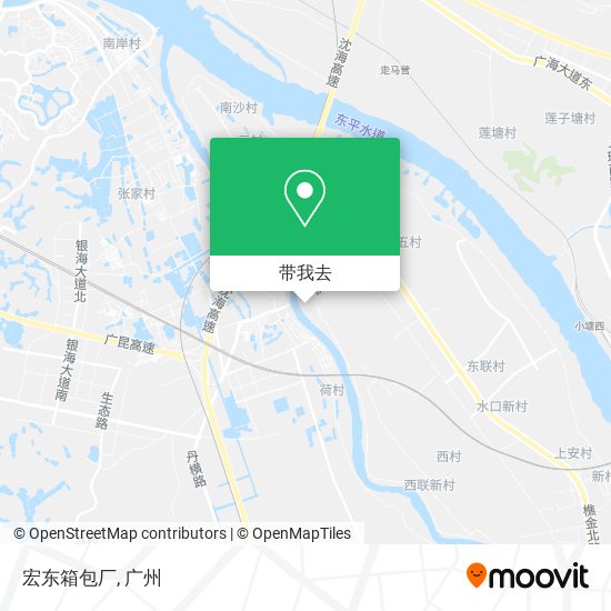 宏东箱包厂地图