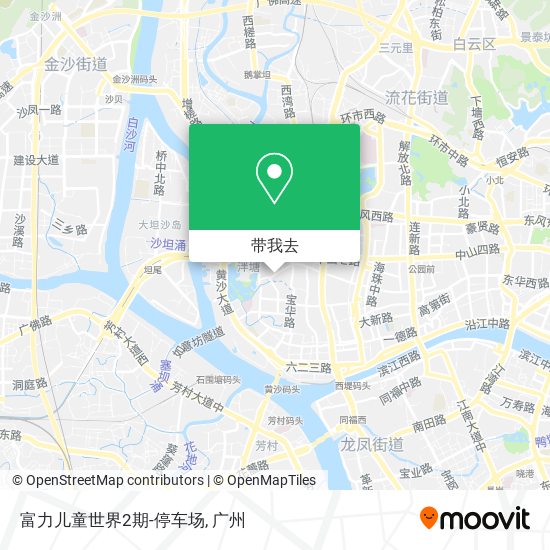 富力儿童世界2期-停车场地图