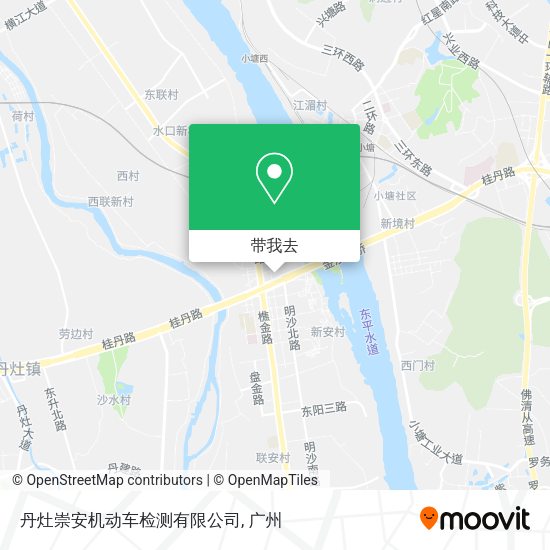 丹灶崇安机动车检测有限公司地图