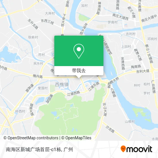 南海区新城广场首层-c1栋地图