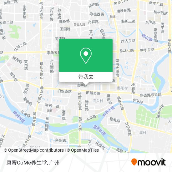 康蜜CoMe养生堂地图