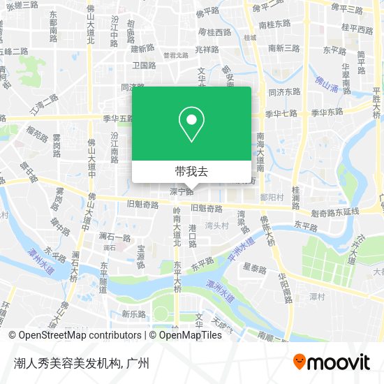 潮人秀美容美发机构地图