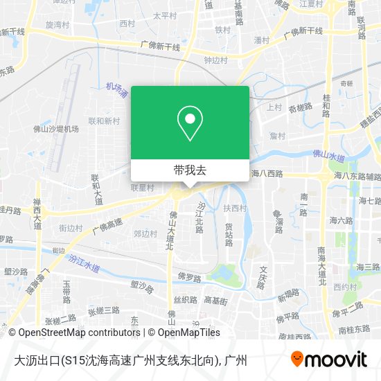 大沥出口(S15沈海高速广州支线东北向)地图