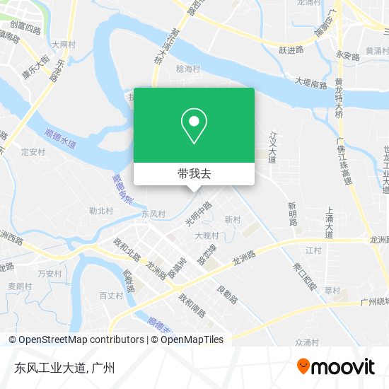 东风工业大道地图