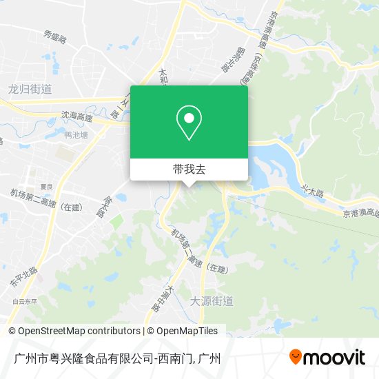 广州市粤兴隆食品有限公司-西南门地图