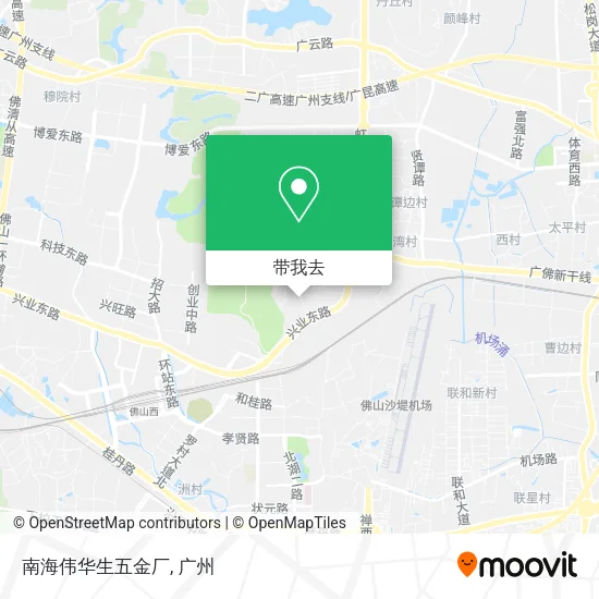 南海伟华生五金厂地图