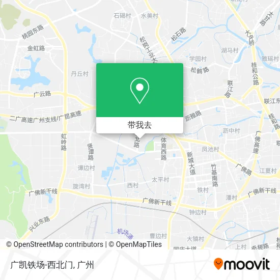 广凯铁场-西北门地图
