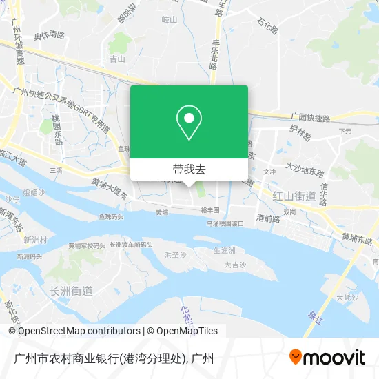 广州市农村商业银行(港湾分理处)地图