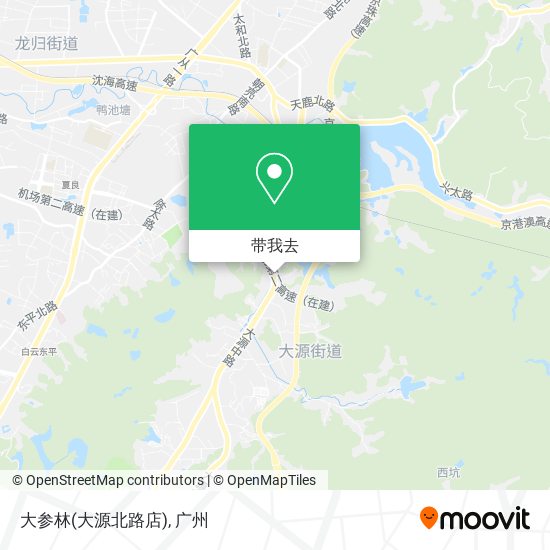 大参林(大源北路店)地图