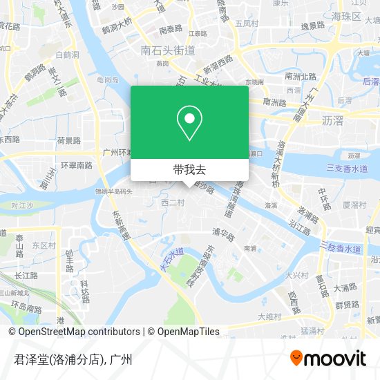 君泽堂(洛浦分店)地图