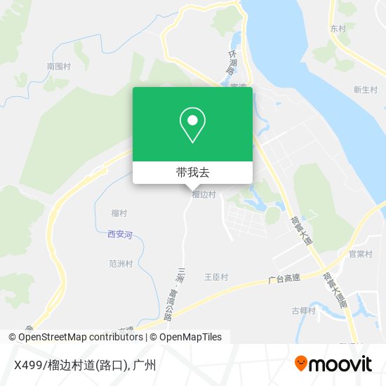 X499/榴边村道(路口)地图