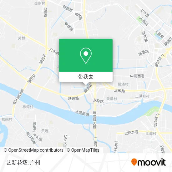 艺新花场地图