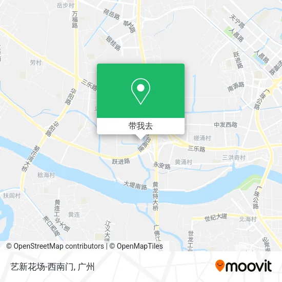 艺新花场-西南门地图