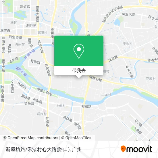 新屋坊路/禾渚村心大路(路口)地图