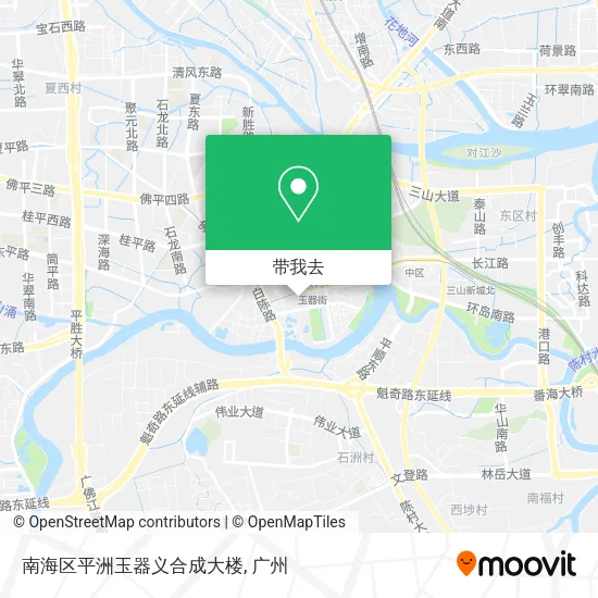 南海区平洲玉器义合成大楼地图