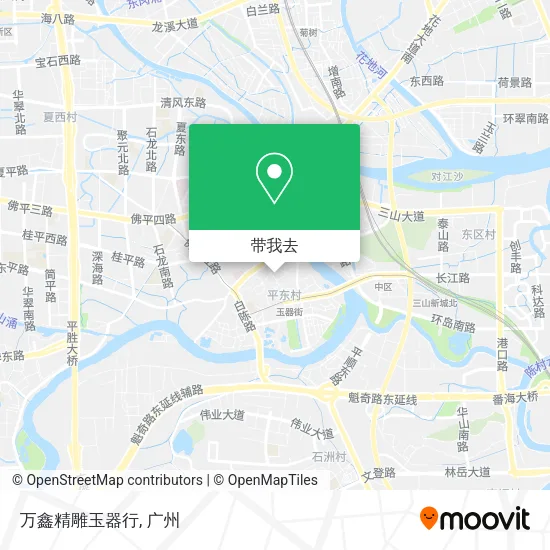 万鑫精雕玉器行地图