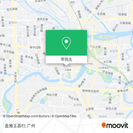 盈雅玉器行地图