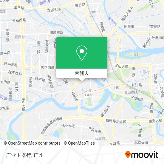 广业玉器行地图