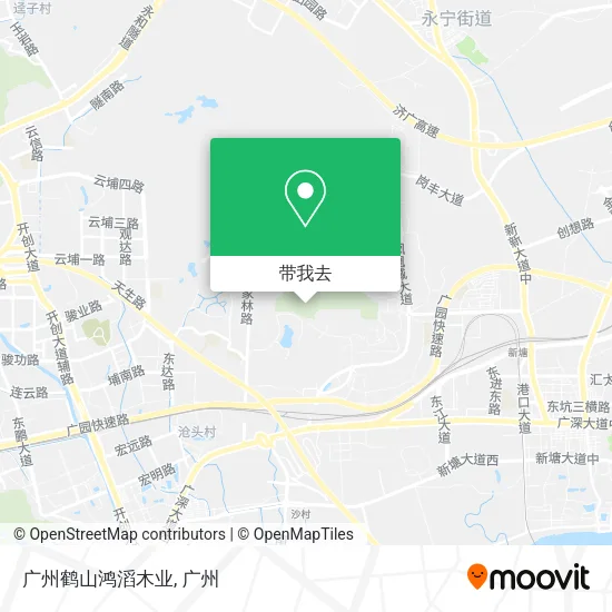 广州鹤山鸿滔木业地图