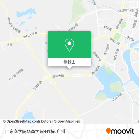 广东商学院华商学院-H1栋地图