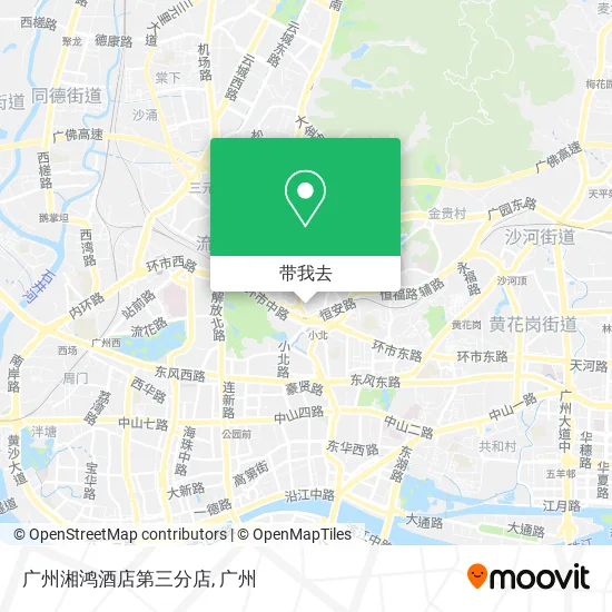 广州湘鸿酒店第三分店地图