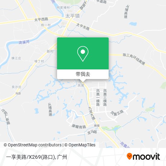 一享美路/X269(路口)地图