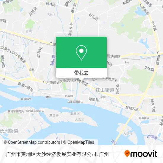 广州市黄埔区大沙经济发展实业有限公司地图