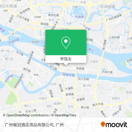 广州顺冠酒店用品有限公司地图