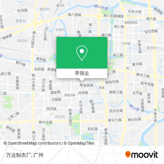 万达制衣厂地图