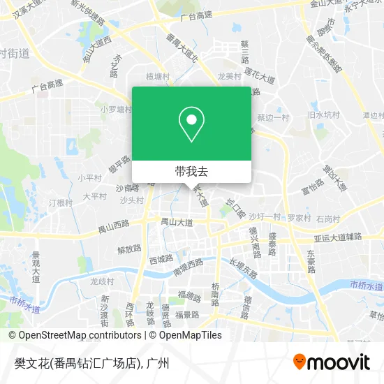 樊文花(番禺钻汇广场店)地图