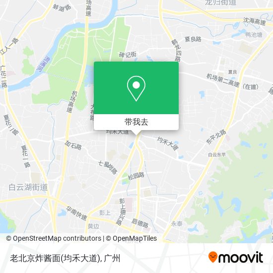 老北京炸酱面(均禾大道)地图