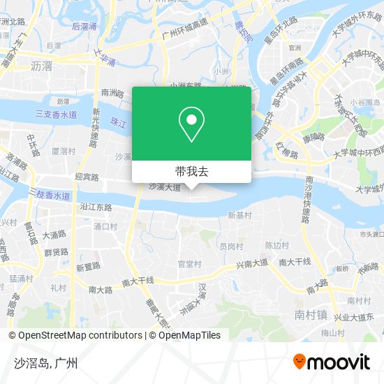 沙滘岛地图