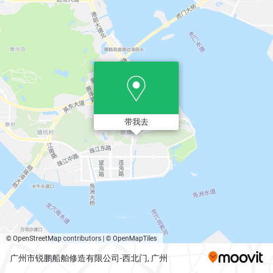 广州市锐鹏船舶修造有限公司-西北门地图