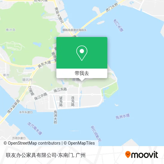 联友办公家具有限公司-东南门地图