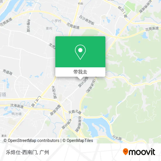 乐焙仕-西南门地图