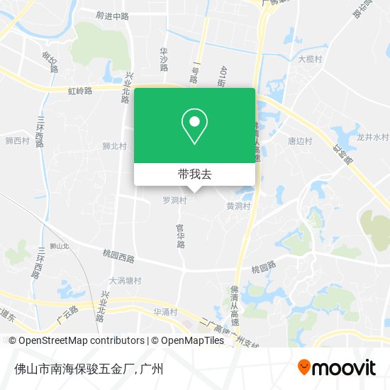 佛山市南海保骏五金厂地图