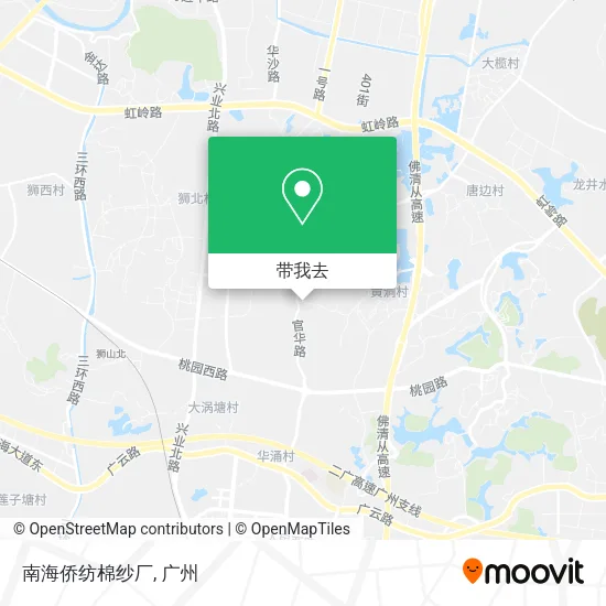 南海侨纺棉纱厂地图