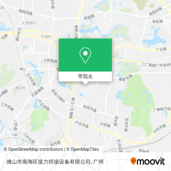 佛山市南海区接力焊接设备有限公司地图