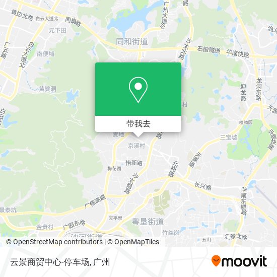 云景商贸中心-停车场地图
