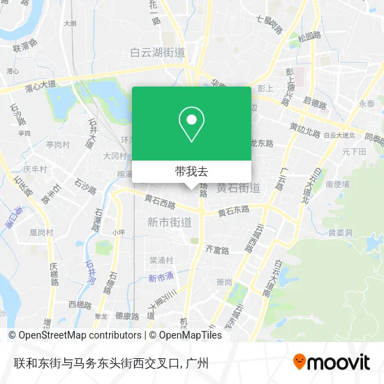 联和东街与马务东头街西交叉口地图