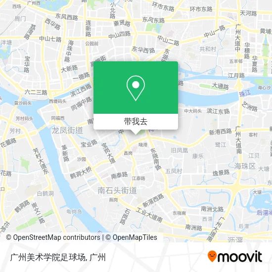 广州美术学院足球场地图