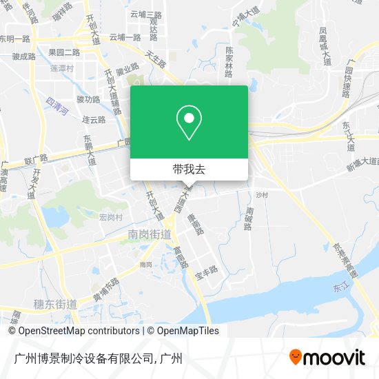广州博景制冷设备有限公司地图