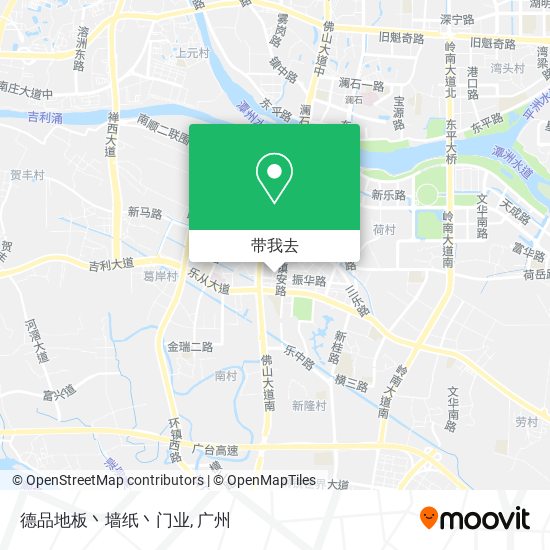 德品地板丶墙纸丶门业地图