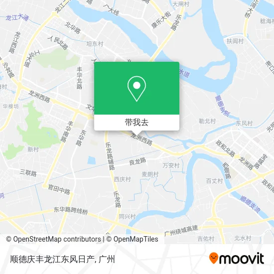 顺德庆丰龙江东风日产地图