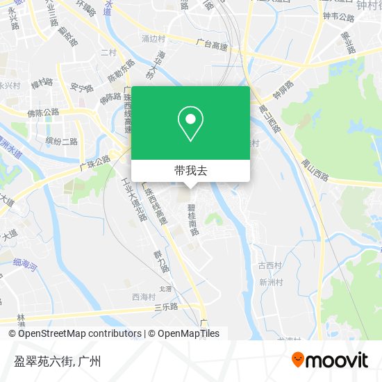 盈翠苑六街地图