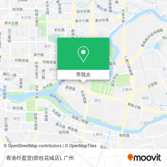 香港纤盈堂(碧桂花城店)地图