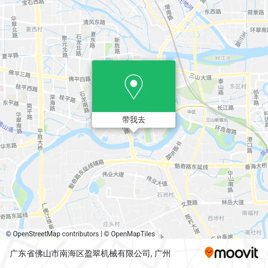 广东省佛山市南海区盈翠机械有限公司地图